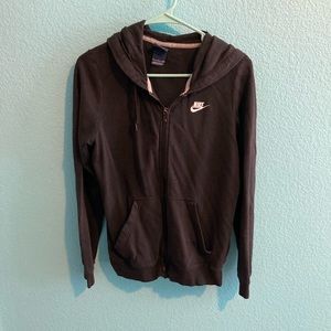 Nike black zip up